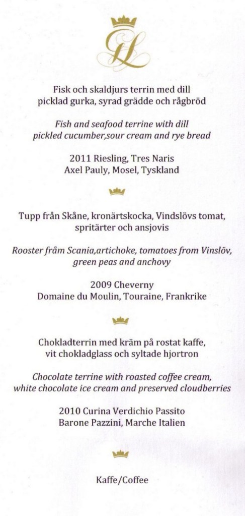 Conference menu